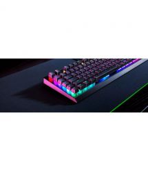 Razer Клавиатура механическая BlackWidow V4 X 110key, Green Switch, USB-A, EN/RU, RGB, чёрный