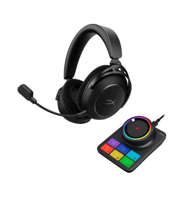 HyperX Гарнітура ігрова Cloud Alpha 2 WL/BT/mini-jack/USB-A/USB-C, 0.5м/1.5м, чорний