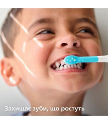 Philips Щетка зубная электр. Philips Sonicare For Kids, 62т. колеб/мин, насадок-2, фиолетовый