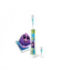Philips Щетка зубная электр. Philips Sonicare For Kids, 62т. колеб/мин, насадок-2, светло-зеленый