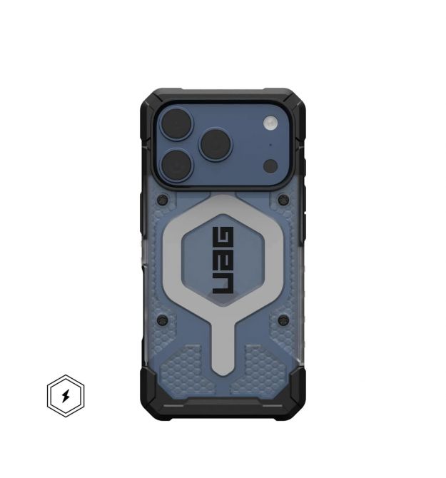 UAG Чехол для iPhone 17, Pathfinder Clear MagSafe, Ice/Silver