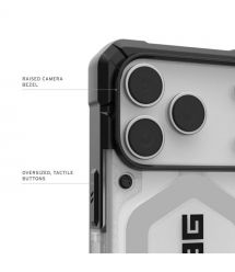 UAG Чехол для iPhone 17, Pathfinder Clear MagSafe, Ice/Silver
