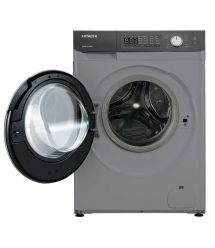 Hitachi Стирально-сушильная машина фронтальная, 8(5)кг, 1400, A, 60см, дисплей, пар, инвертор, серебристый
