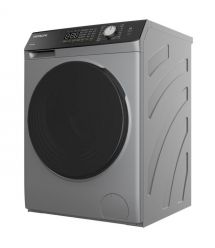 Hitachi Пральна машина фронтальная, 8кг, 1400, A+++, 60см, дисплей, пар, инвертор, люк черный, серебристый