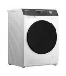 Hitachi Пральна машина фронтальна, 8кг, 1400, A+++, 60см, дисплей, пара, інвертор, люк чорний, білий