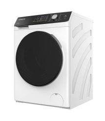 Hitachi Пральна машина фронтальна, 8кг, 1400, A+++, 60см, дисплей, пара, інвертор, люк чорний, білий