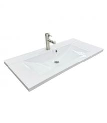 Adamant Набор для ванной комнаты, раковина, умывальник QUANTO 100, искусственн