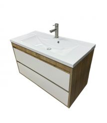 Adamant Набор для ванной комнаты, раковина, умывальник QUANTO 100, искусственн