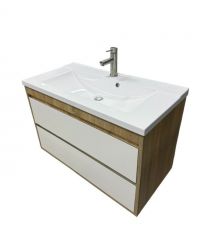 Adamant Набор для ванной комнаты, раковина, умывальник QUANTO 90, искусственн