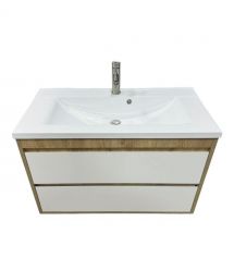 Adamant Набор для ванной комнаты, раковина, умывальник QUANTO 90, искусственн