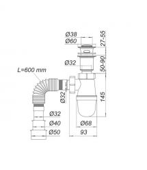 Adamant Набор для ванной комнаты, раковина, умывальник QUANTO 90, искусственн