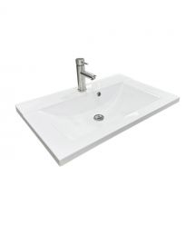 Adamant Набор для ванной комнаты, раковина, умывальник QUANTO 70, искусственн