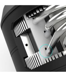 Zalman Процесорний кулер Zalman ZET5, ARGB LGA 1851, 1700, 1200, 115x, AM5, AM4, 4pin PWM, 3pin+5VARGB, TDP200W, чорний