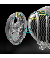 Zalman Процесорний кулер Zalman ZET5, ARGB LGA 1851, 1700, 1200, 115x, AM5, AM4, 4pin PWM, 3pin+5VARGB, TDP200W, чорний