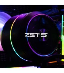 Zalman Процесорний кулер Zalman ZET5, ARGB LGA 1851, 1700, 1200, 115x, AM5, AM4, 4pin PWM, 3pin+5VARGB, TDP200W, чорний