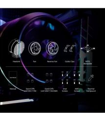 Zalman Процесорний кулер Zalman ZET5, ARGB LGA 1851, 1700, 1200, 115x, AM5, AM4, 4pin PWM, 3pin+5VARGB, TDP200W, чорний
