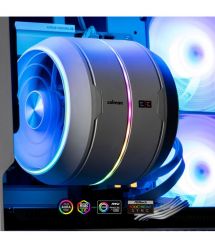 Zalman Процесорний кулер Zalman ZET5, ARGB LGA 1851, 1700, 1200, 115x, AM5, AM4, 4pin PWM, 3pin+5VARGB, TDP200W, білий