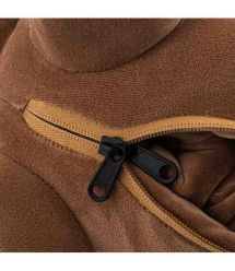 ARDESTO Zip & Flip Neck pillow Travel Сute Dog 30х30cm, polystyrene beads, brown