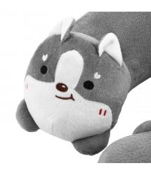 ARDESTO Neck pillow Travel Grey Cat 28х28cm, polyurethane foam, polyester PP fiber, grey