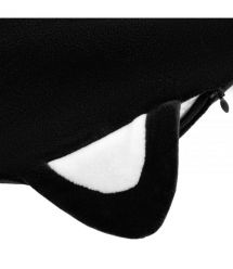 ARDESTO Neck pillow Travel Black Cat 30х30cm, polyurethane foam, black