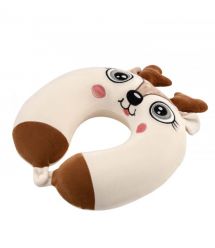 ARDESTO Neck pillow Travel Reindeer 30х30cm, polyurethane foam, white