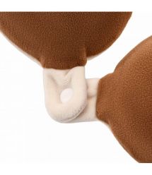 ARDESTO Neck pillow Travel Reindeer 30х30cm, polyurethane foam, white
