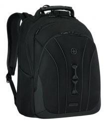 Wenger Icons Backpack, Legacy Black Series, 16" Laptop Backpack, Black