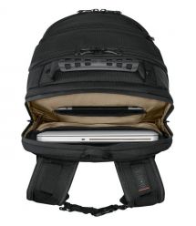 Wenger Icons Backpack, Legacy Black Series, 16" Laptop Backpack, Black