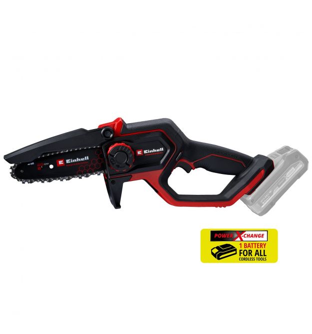 Einhell Cordless chain saw Einhell GP-PS 18/20 Li BL - Solo brushless 18V bar 192mm cut 150mm 8m/s 1.38kg without Battery and ba