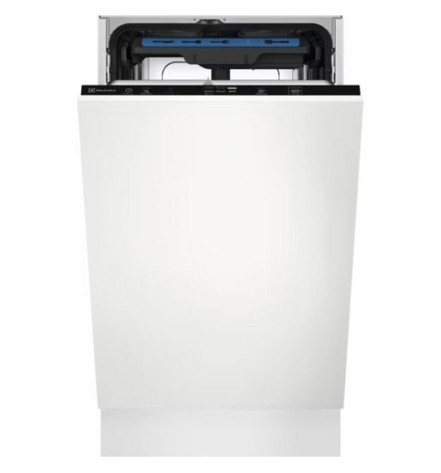 Electrolux Electrolux dishwasher built-in, 10sets, E, 45cm, display, invertor, 3 basket, black