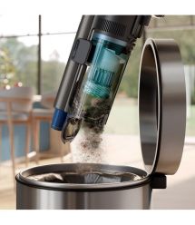 Philips Пилосос безпровідний Complete Series 8000, вологе прибирання, конт пил -0.6л, автон. робота до 80хв, чорно-блакитний