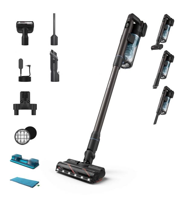 Philips Пилосос безпровідний Aqua Series 7000, вологе прибирання, конт пил -0.6л, а