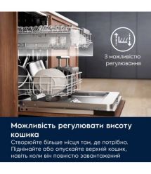 Electrolux Electrolux dishwasher built-in, 13sets, A+++, 60cm, invertor, black