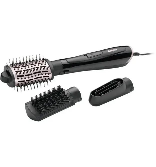 BaByliss Фен-щітка Style Smooth, 1000Вт, 2 режими, іоніз-я, хол. обдув, кераміка, чорний