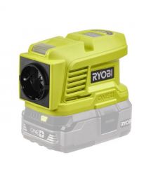 Ryobi Инвертор напряжения аккумуляторный ONE+ RY18BI150A-0, 220 Вольт, 150Вт/300Вт пиковая, (без АКБ и ЗУ)