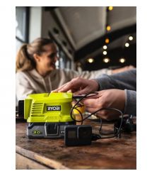 Ryobi Инвертор напряжения аккумуляторный ONE+ RY18BI150A-0, 220 Вольт, 150Вт/300Вт пиковая, (без АКБ и ЗУ)