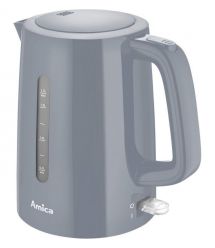 Hansa Електрочайник Amica 1.7л, пластик, сірий