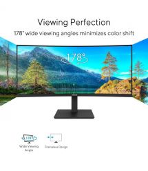 ASUS Монітор Asus 34" VA34VCPSR HDMI, DP, USB-C, 3xUSB, RJ-45, MM, VA, 3440x1440, 21:9, 100Hz, 4ms, CURVED, AdaptiveSync, HAS