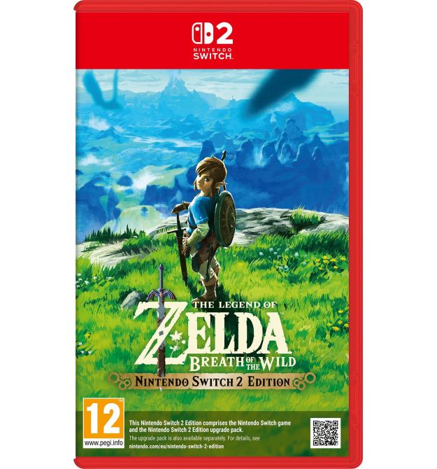 Games Software Гра консольна Switch 2 Legend of Zelda: Breath of the Wild, картридж