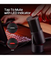 HyperX Мікрофон геймінговий SoloCast 2, Omni, USB-A, 2м, NGenuity, чорний