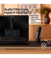 HyperX Мікрофон геймінговий SoloCast 2, Omni, USB-A, 2м, NGenuity, чорний