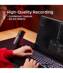 HyperX Мікрофон геймінговий SoloCast 2, Omni, USB-A, 2м, NGenuity, чорний