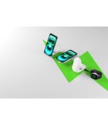 Belkin Зарядний пристрій бездротовий Belkin UltraCharge 2-in-1 Foldable Magnetic Charging 25Вт, білий