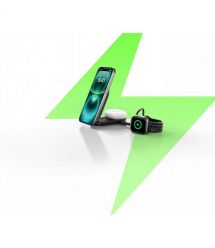 Belkin Зарядний пристрій бездротовий Belkin UltraCharge 2-in-1 Foldable Magnetic Charging 25Вт, чорний
