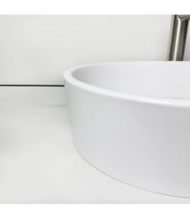 Adamant Раковина, умивальник BESTE NEW, искуственный камень, овальная, без отв