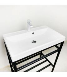 Adamant Раковина, умивальник STRENG NEW, искуственный камень, прямоуг., с отвер