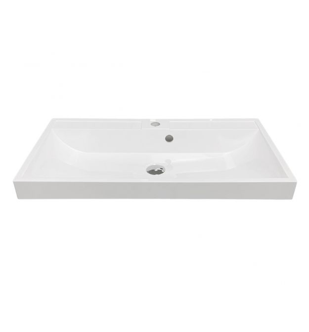 Adamant Раковина, умивальник STRENG NEW, искуственный камень, прямоуг., с отвер