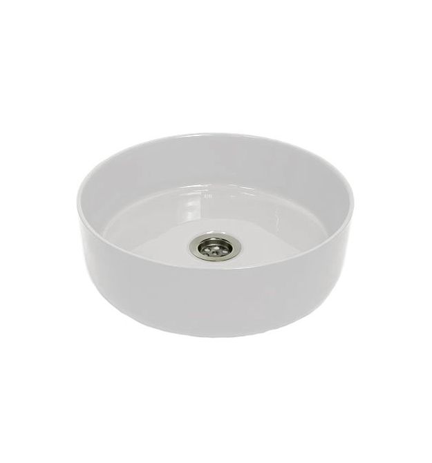 Adamant Раковина, умывальник ARENA, искуственный камень, круглая, без отверс