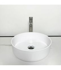 Adamant Раковина, умывальник ARENA, искуственный камень, круглая, без отверс