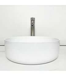 Adamant Раковина, умывальник ARENA, искуственный камень, круглая, без отверс